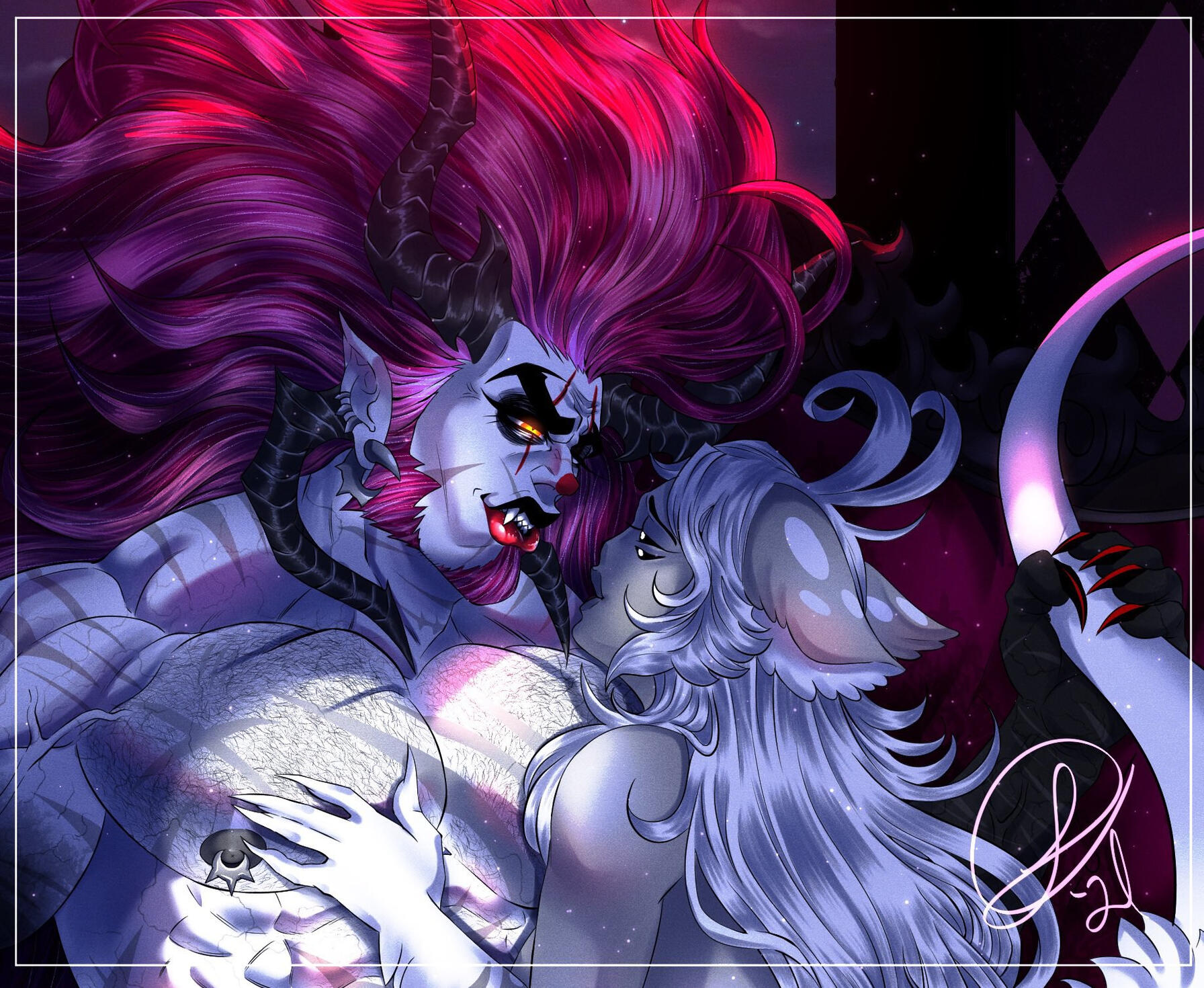 Copyright: Demon OC (Levana-art) & Ryoko (Midnightwolfie)